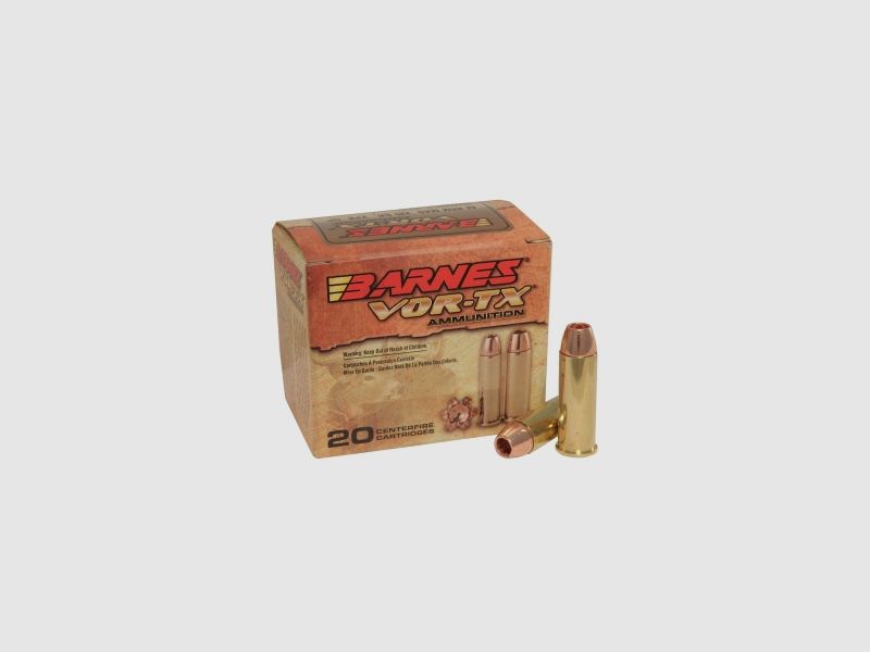 Barnes VOR-TX .44 Rem. Mag. 224GR XPB Hollow Point 20 cartouches