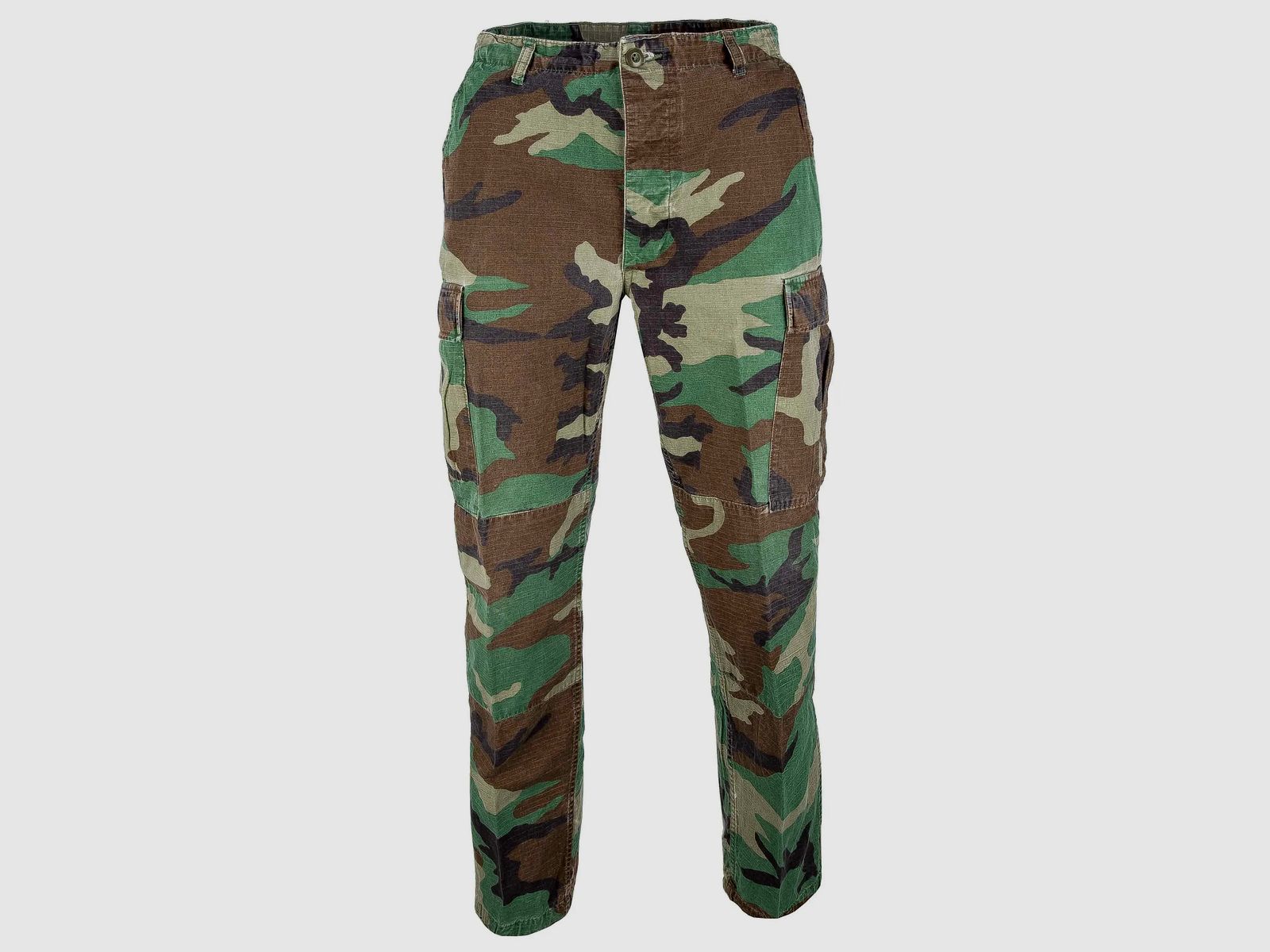 US Army US BDU Feldhose woodland gebraucht