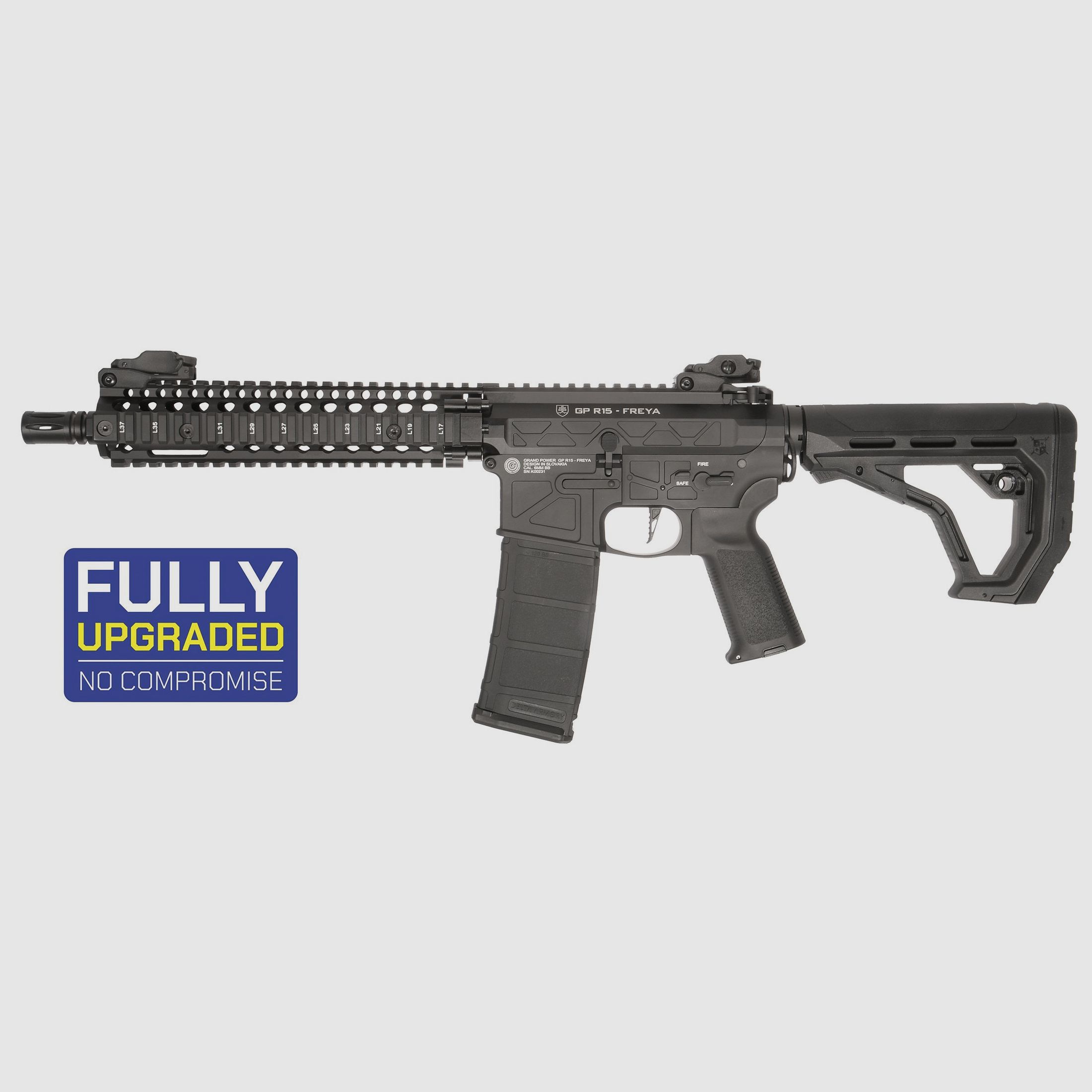 GP R15 FREYA MK18 FREYA ALPHA Schwarz S-AEG Frei ab 18 Jahren | Delta Armory