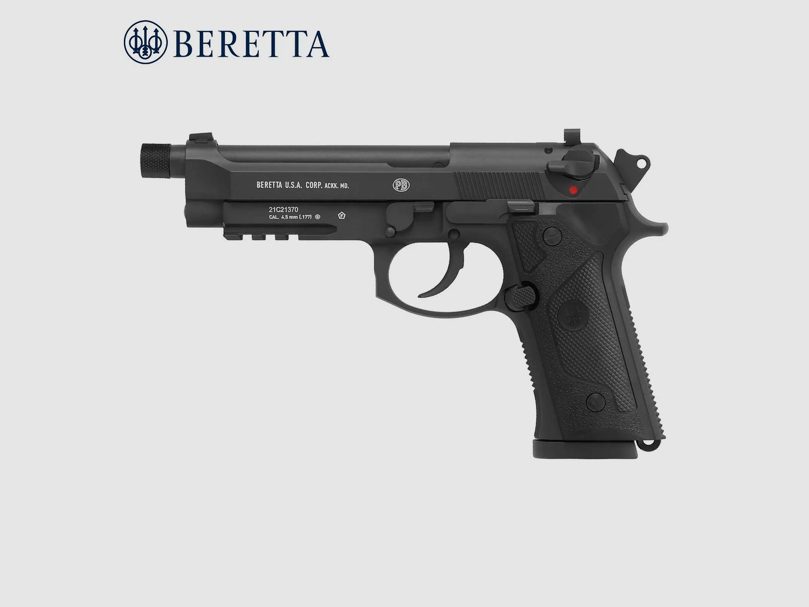 Beretta M9A3 FM Schwarz 4,5 mm Stahl BB Co2-Pistole Blow Back