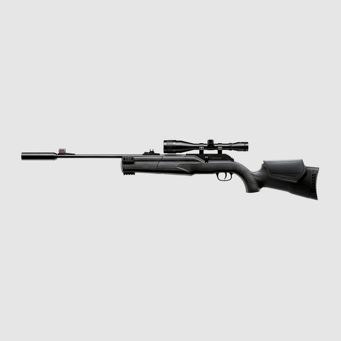 CO2 Luftgewehr-Set Umarex 850 M2 Target Kit mit Kunststoffschaft, Zielfernrohr, 2x 12 g CO2 Adapter, u.a., Kaliber 4,5 mm (P18)