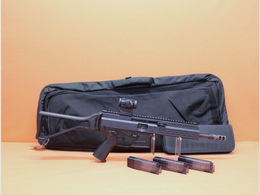 B&T AG Ha.Büchse 9mm Luger B&T AG APC9 Sport DE, 270mm barrel with muzzle compensator/ Aimpoint Micro T-1