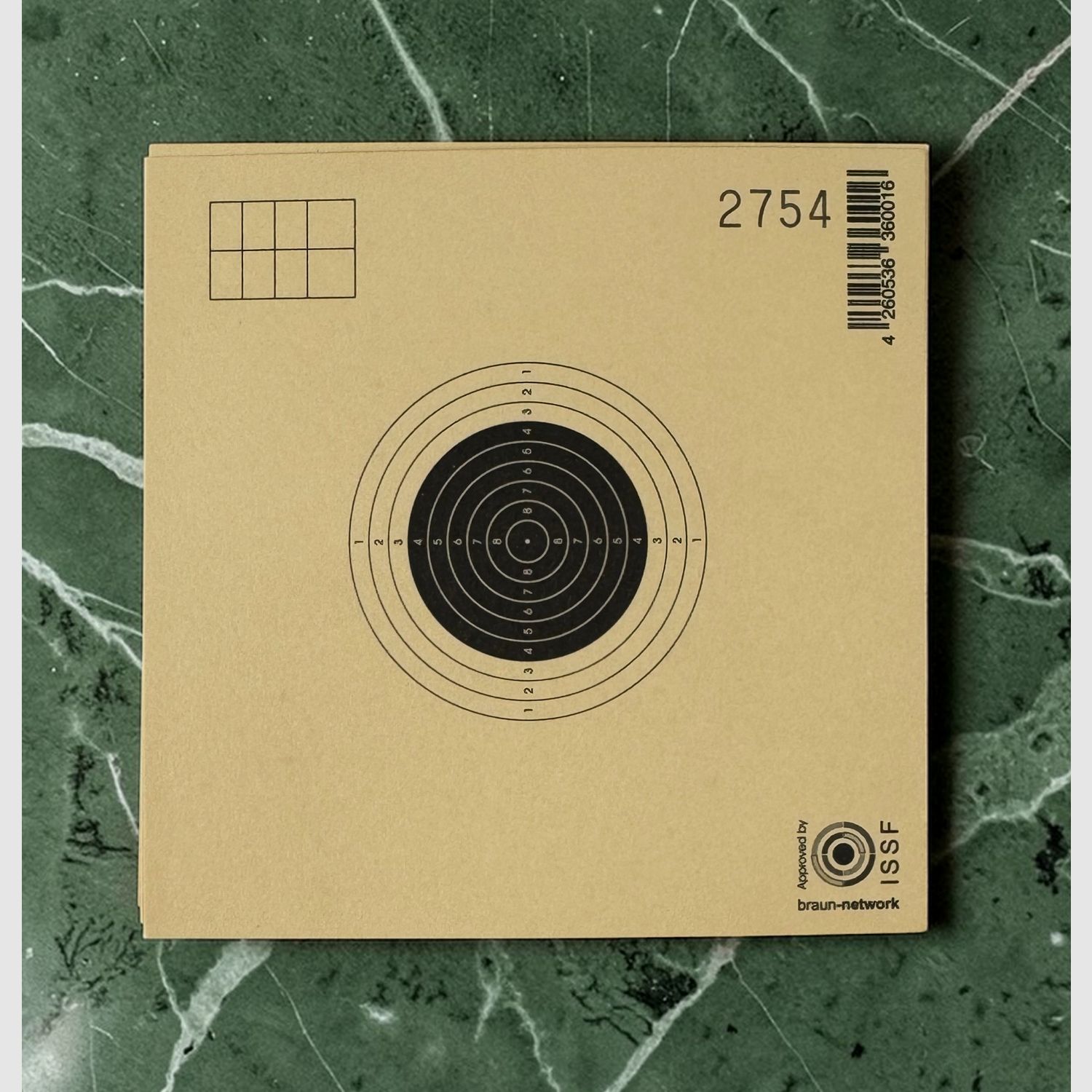 Scheiben für Luftgewehr 10x10