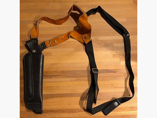 6” Skulderhylster, V-clip type, Medium auto / 6 tomme revolver