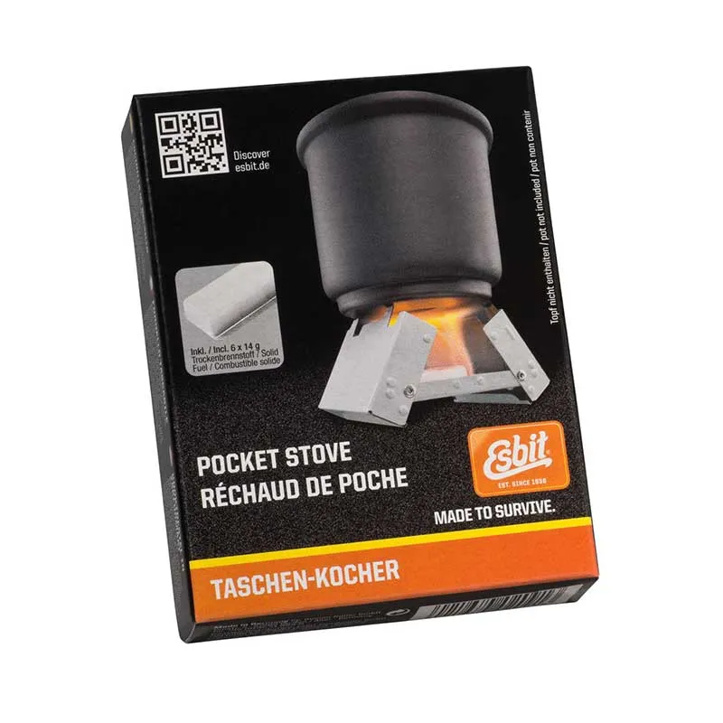 Kuchenka turystyczna Esbit Pocket Stove small 6 x 14 g, zdjęcie 3 z 3
