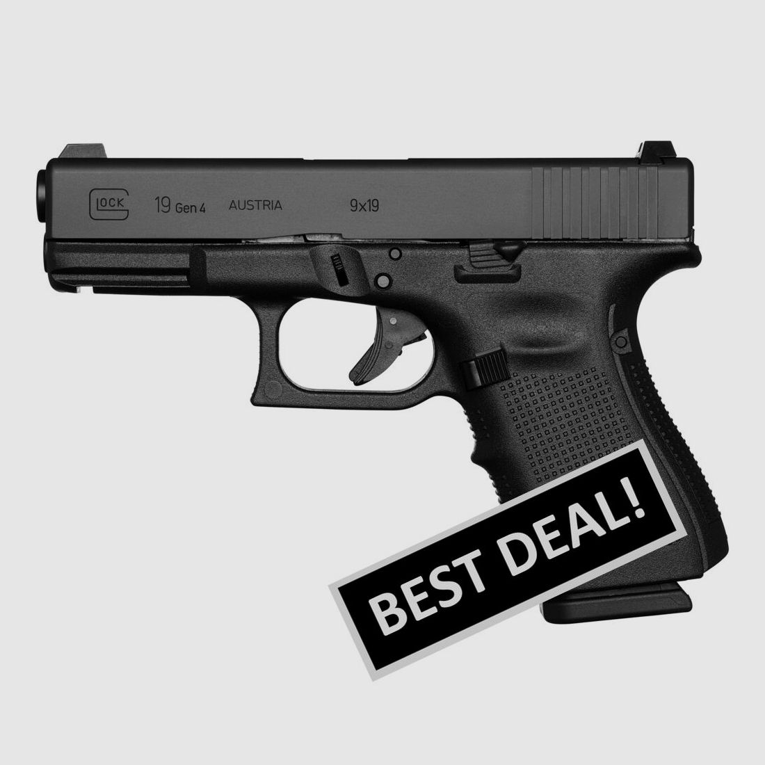 Glock Pistole 19 Gen4 9 mm Luger verstellbare Visierung