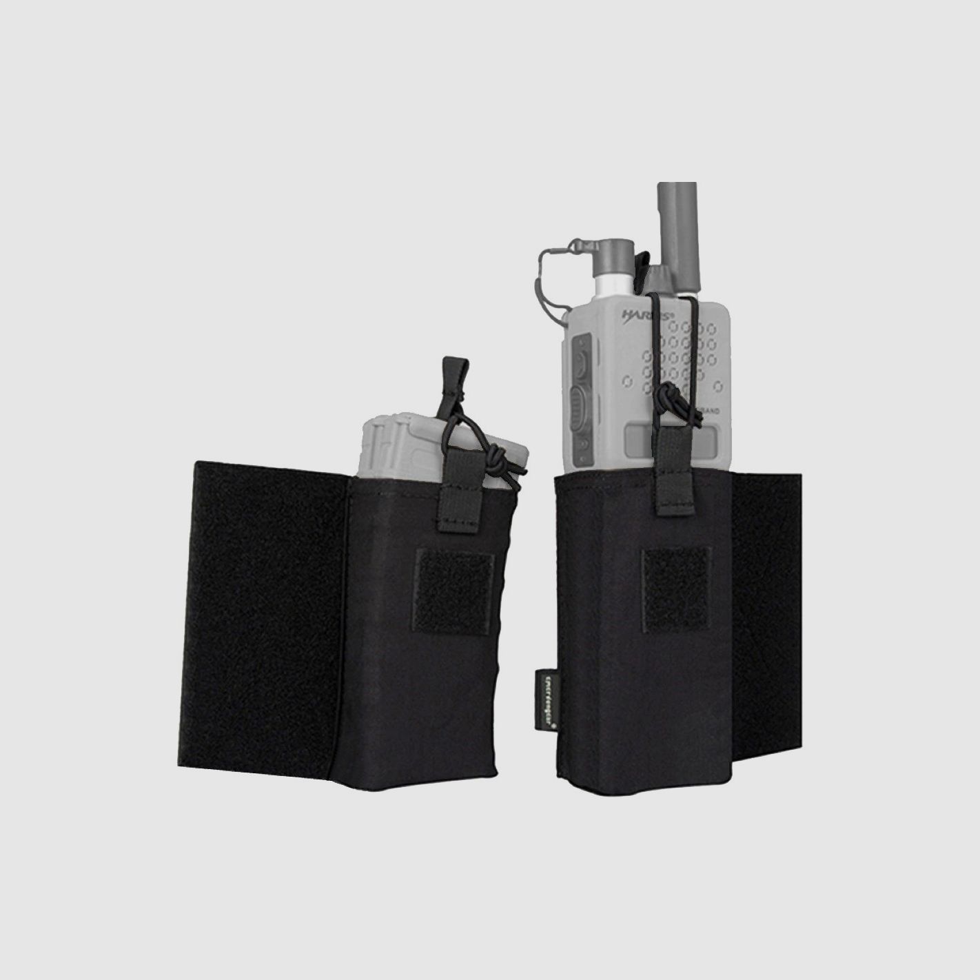 Emersongear Set mit zwei Taschen für Funkgeräte oder Magazine schwarz, Bild 6 von 6