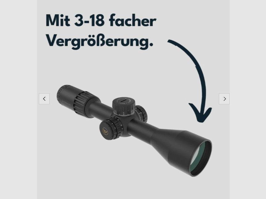 Vector Optics SCFF-64 Taurus Zielfernrohr 3-18x50 FFP GenII - Montage für 21mm Picatinny/Weaver