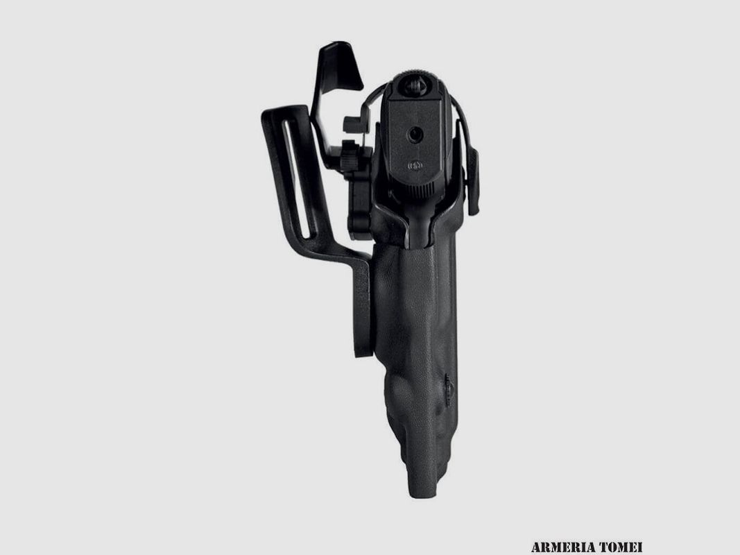 VEGA HOLSTER – POLYMER HOLSTER “DUTY SAFETY” WITH SUPERIOR SAFETY SYSTEM AND ADJUSTABLE ROTATING STRAP | FOR TANFOGLIO FORCE/POLICE/PRO NEW GEN, image 2 of 2