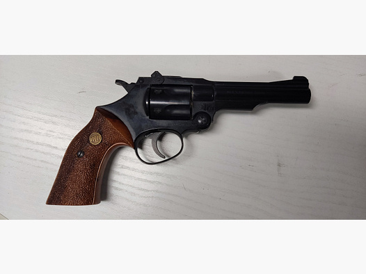 Revolver Kipplaufrevolver Modell 4 Perfecta ptb 71 sehr gut erhalten 4mm RZ mit Echtholzgriffschalen