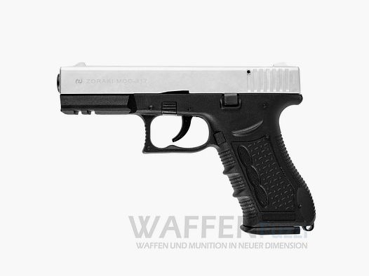 Zoraki 917 Matt-Chrom Pistola de Salva Calibre 9mm