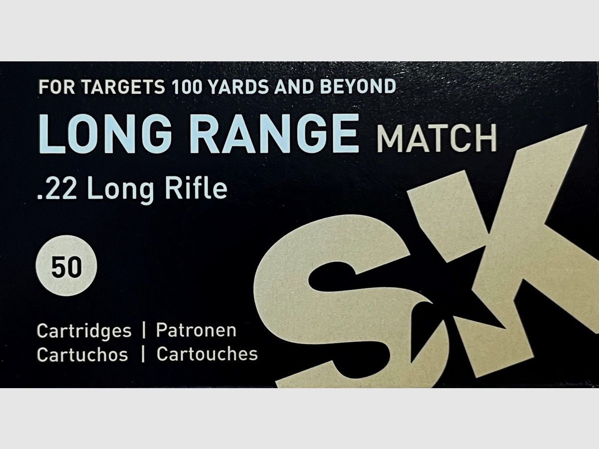 SK Long Range .22lr - 500 Schuss