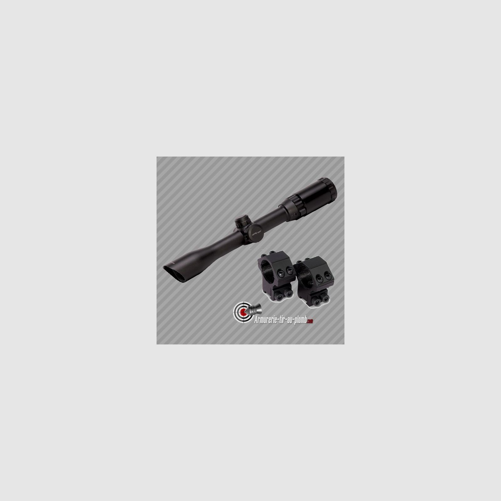 Lunette Center Point 3-9x32 réticule lumineux - 22mm