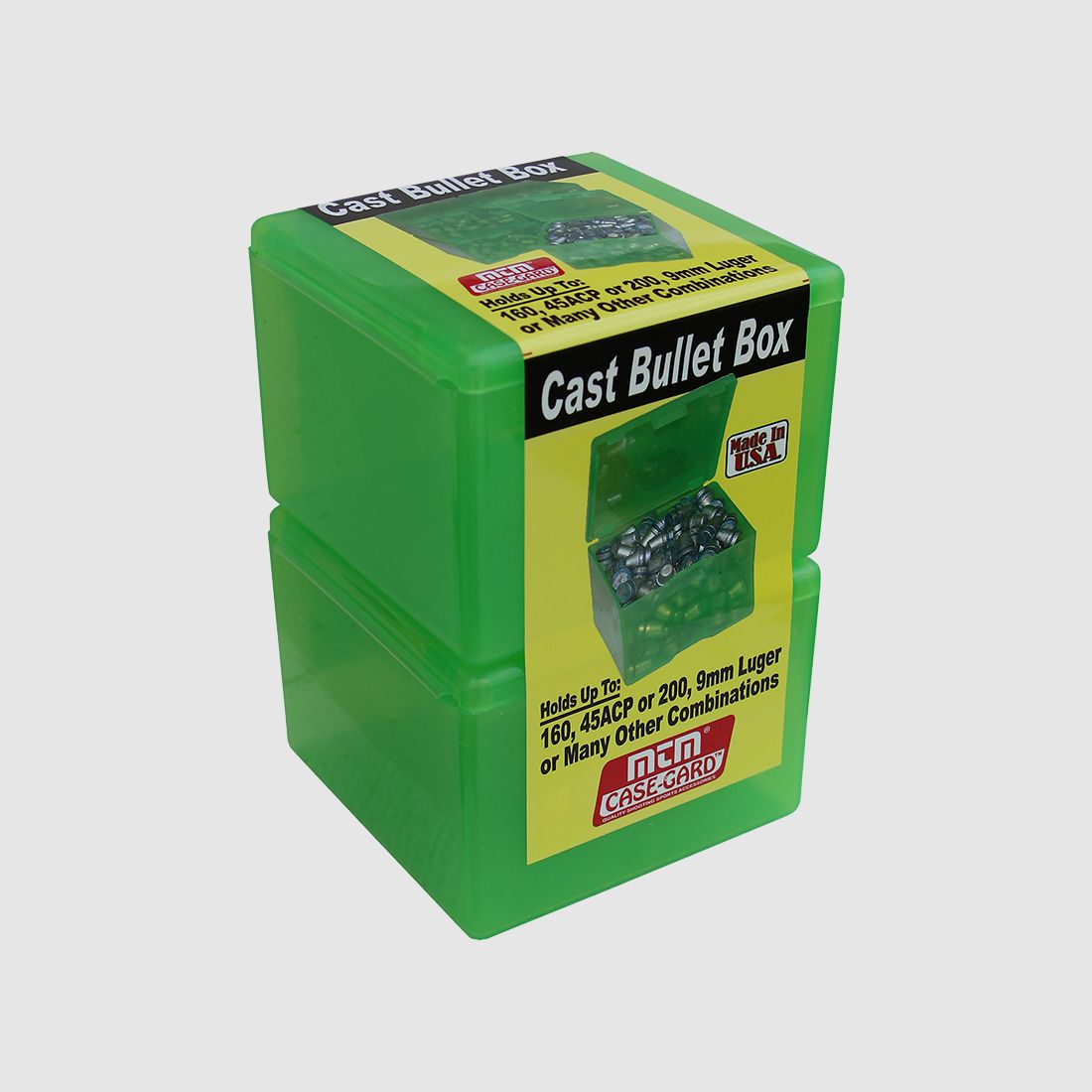 MTM Pudełko na pociski CAST-1-16 zielone przezroczyste