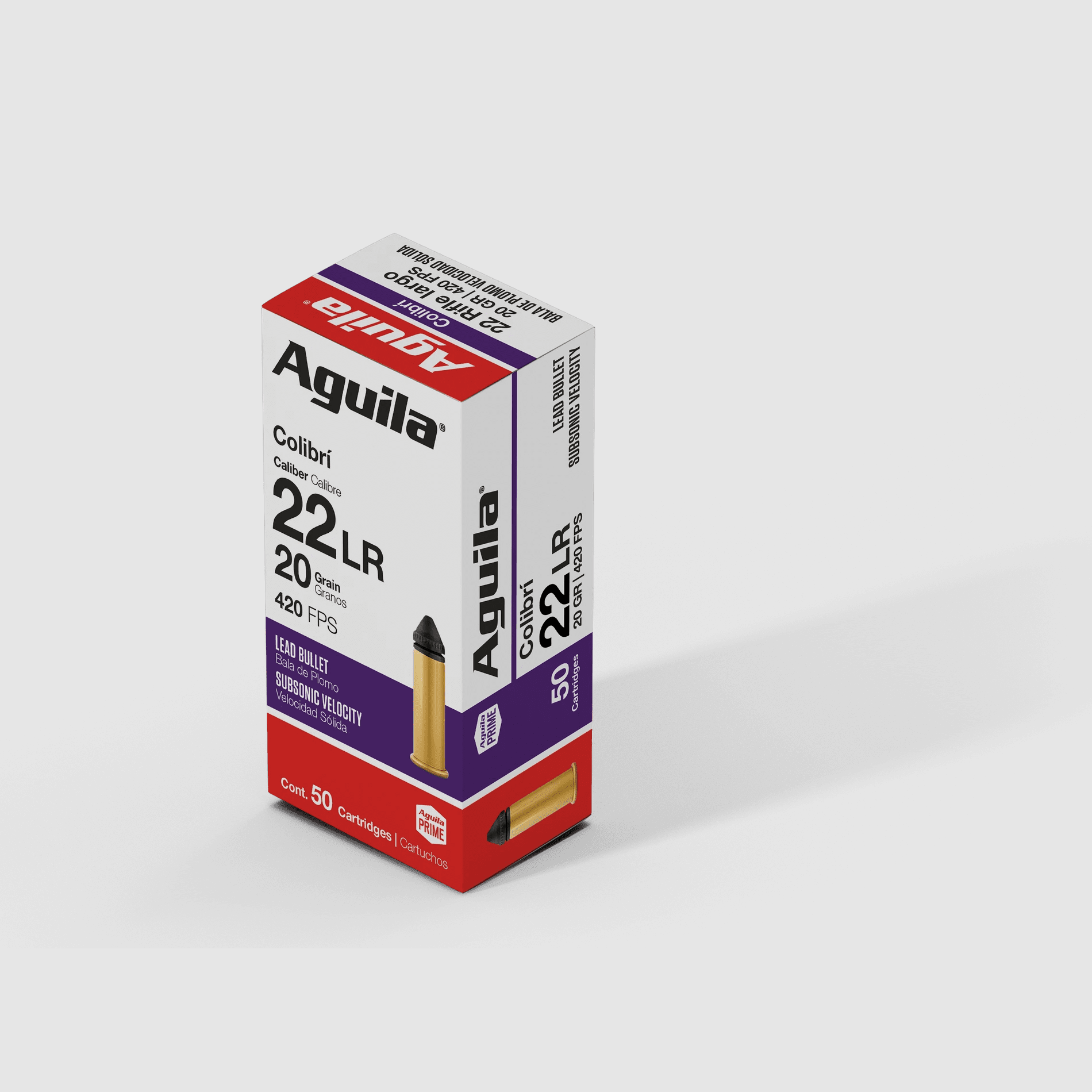Aguila Patronen Kaliber 22 LR COLIBRI 20 Grains (50)