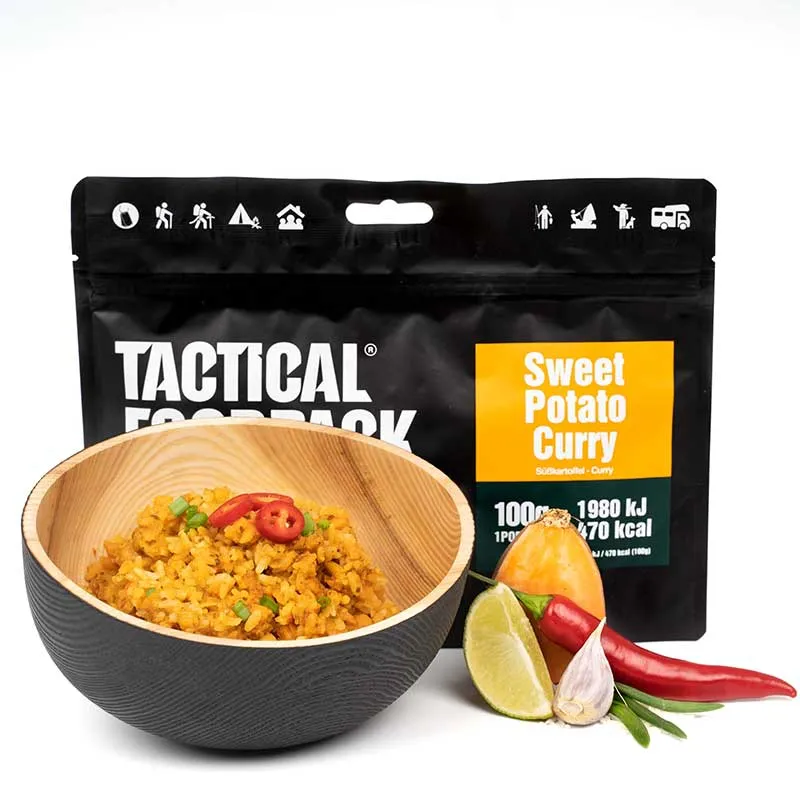 Liofilizat Słodki ziemniak curry TacticalFoodPack Sweet Potato Curry - wegetariański, zdjęcie 2 z 2