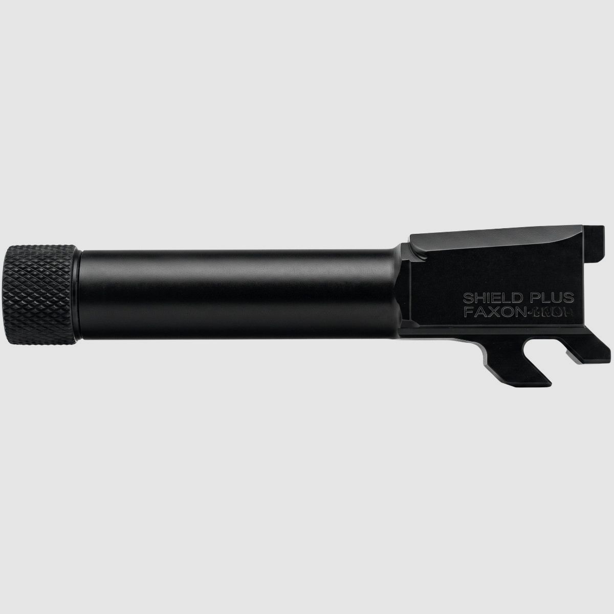 Faxon – cañón Duty Series – S&W Shield / Shield Plus – TB 1/2X28 – nitrurado – negro – M&PA910NSNOQ-T, imagen 2 de 4