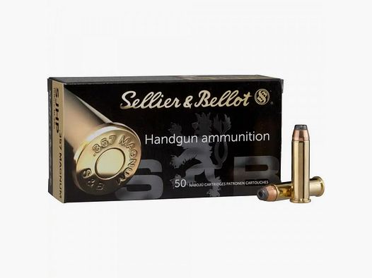 SELLIER & BELLOT .357MAG. POCISK DO REVOLVERA - 158GRS SJHP - 50 STRZAŁÓW