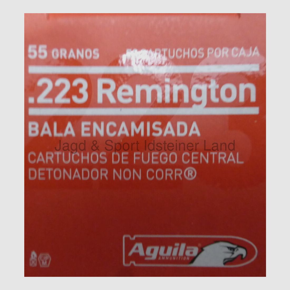 AGUILA 55grs, FMJ, 50 Patronen pro Packung