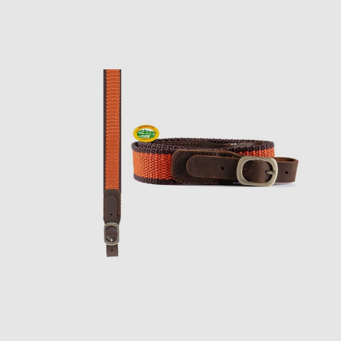 RSPORT rifle sling orange - nylon/leather