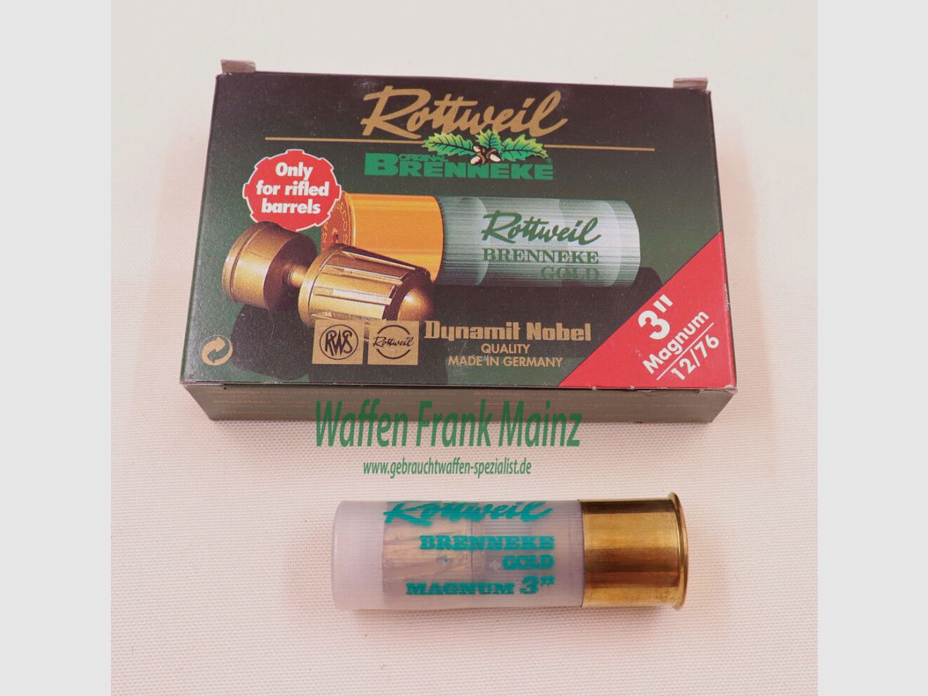 Rottweil Brenneke Golden Slug 12/76Mag