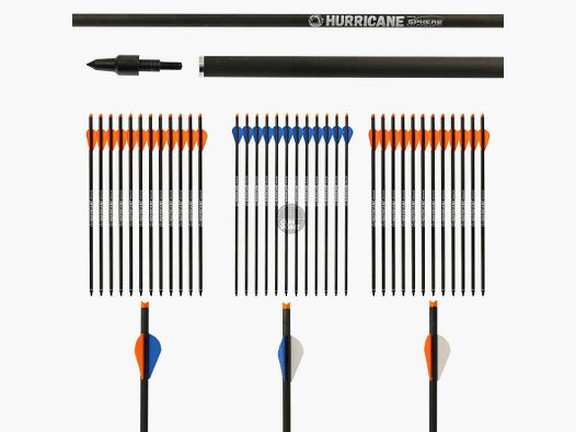 Armbrustbolzen | SPHERE Hurricane - Carbon - 16-22 Zoll - 12er Pack