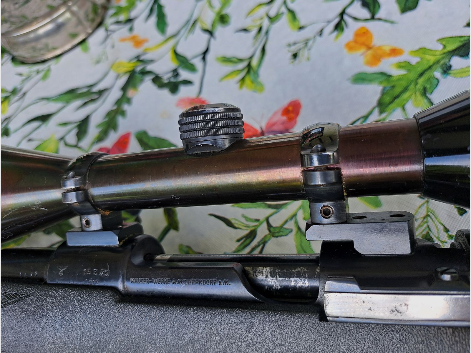 Mauser de chasse 8 x 57 IS métrique avec lunette Helia S 8 x 56 Kahles Vienne ainsi que sangle