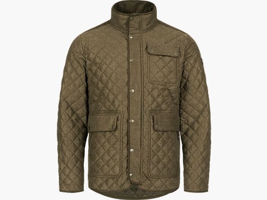 Herren Vintage Jacke Miles Dunkelbraun Mélange S