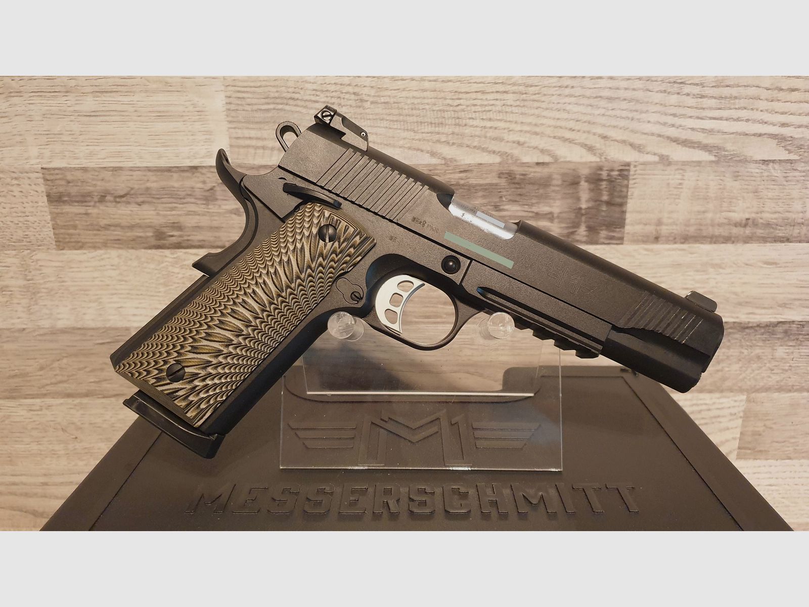 Pistole Messerschmitt ME 1911 Black Kal. .45ACP + Koffer und 2 Magazine - Neuware vom Fachhandel