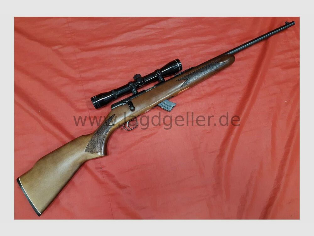 Repetierbüchse Lakefield mit Magazin und 4x32 Zielfernrohr .22lr