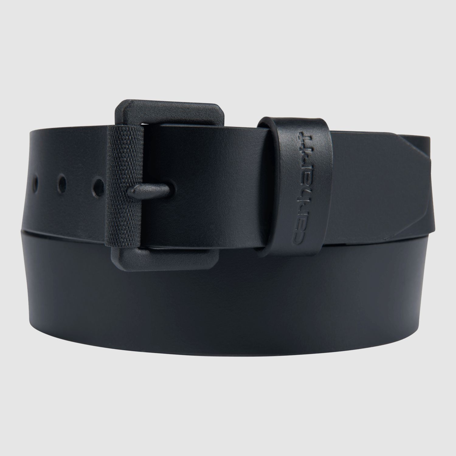 Carhartt Bridle Leather Roller Buckle Belt Men Black/Black 40W