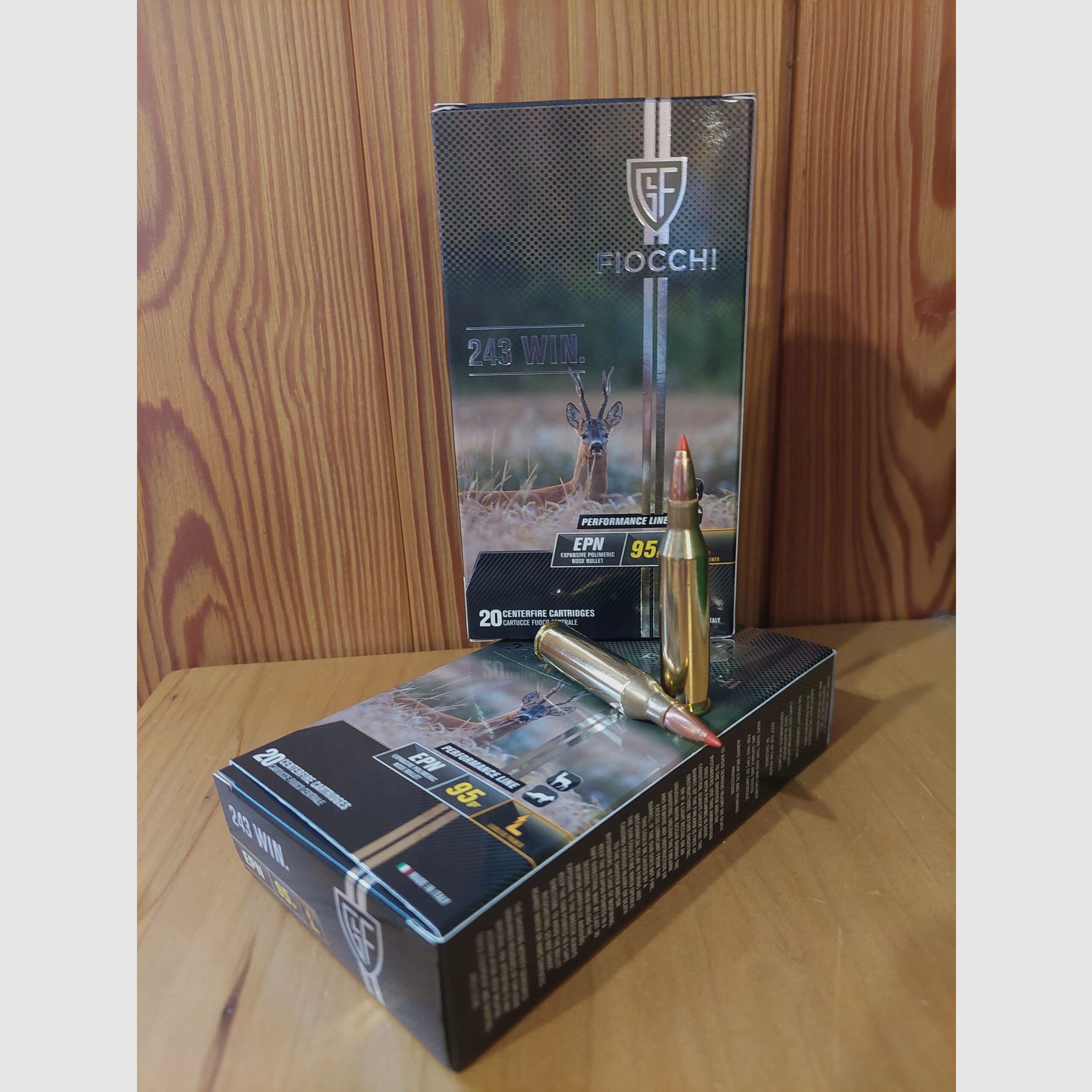 FIOCCHI EPN MUNITION Kal. 243 Win 95 gr