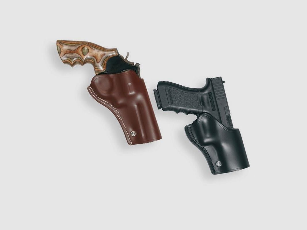 GUNFIGHTER Holster 4" L-Frame S&W 586/617/686,Ruger GP100,Taurus 66/627/869,HW 357,Colt King Cobra,Dan Wesson,Korth Braun Linkshänder