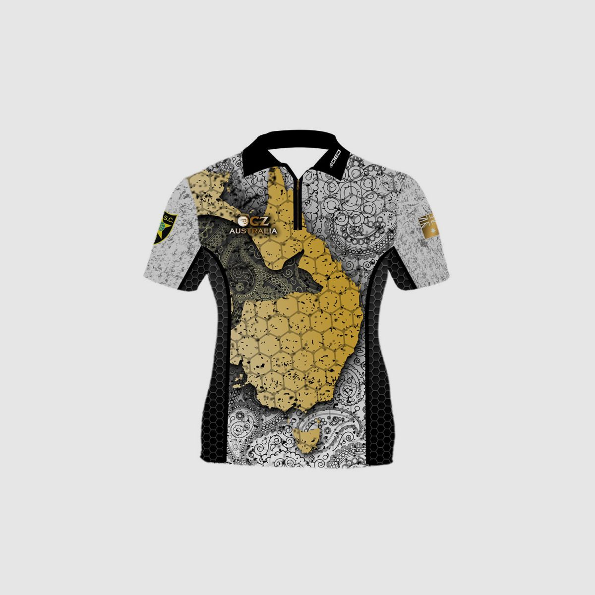 DED CZ Australia Competition T-shirt, size: 3XL, Custom Name: With Custom Name, Clothes type: Kids, image 3 of 3