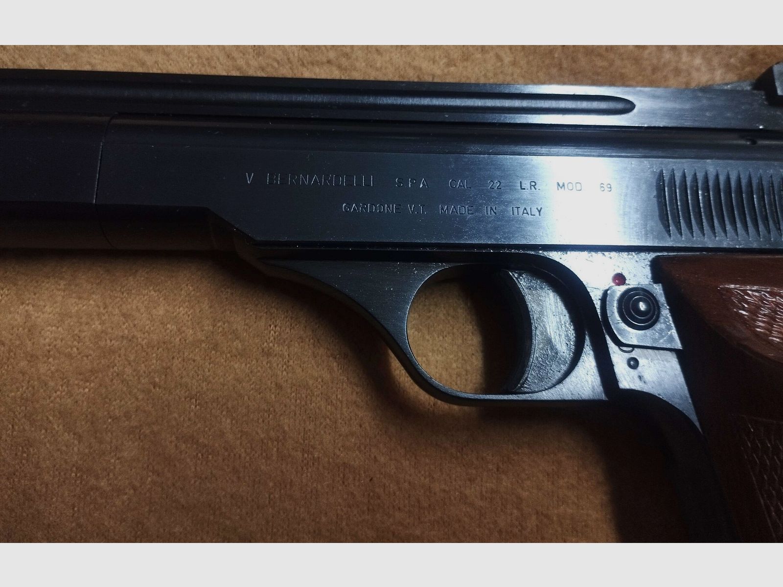 Bernardelli Pistole Semiauto mod. 69 cal.22 L.R. + ORIGINALKOFFERT, Bild 8 von 8