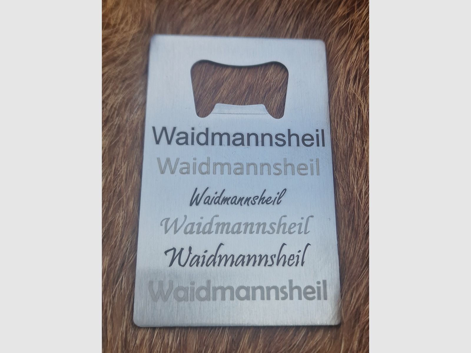 Edelstahl Flaschenöffner - individualisiert & personalisiert