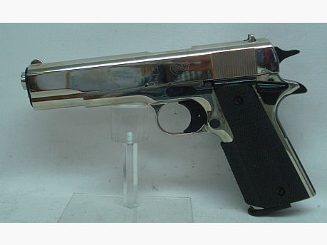 Government 1911 A1 - Kal.9mmP.A.K., Polished Chrome