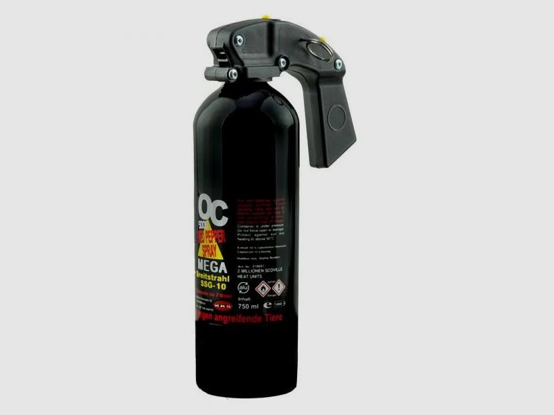 Diverse Pfefferspray OC 5000 Mega Breitstrahl 750ml