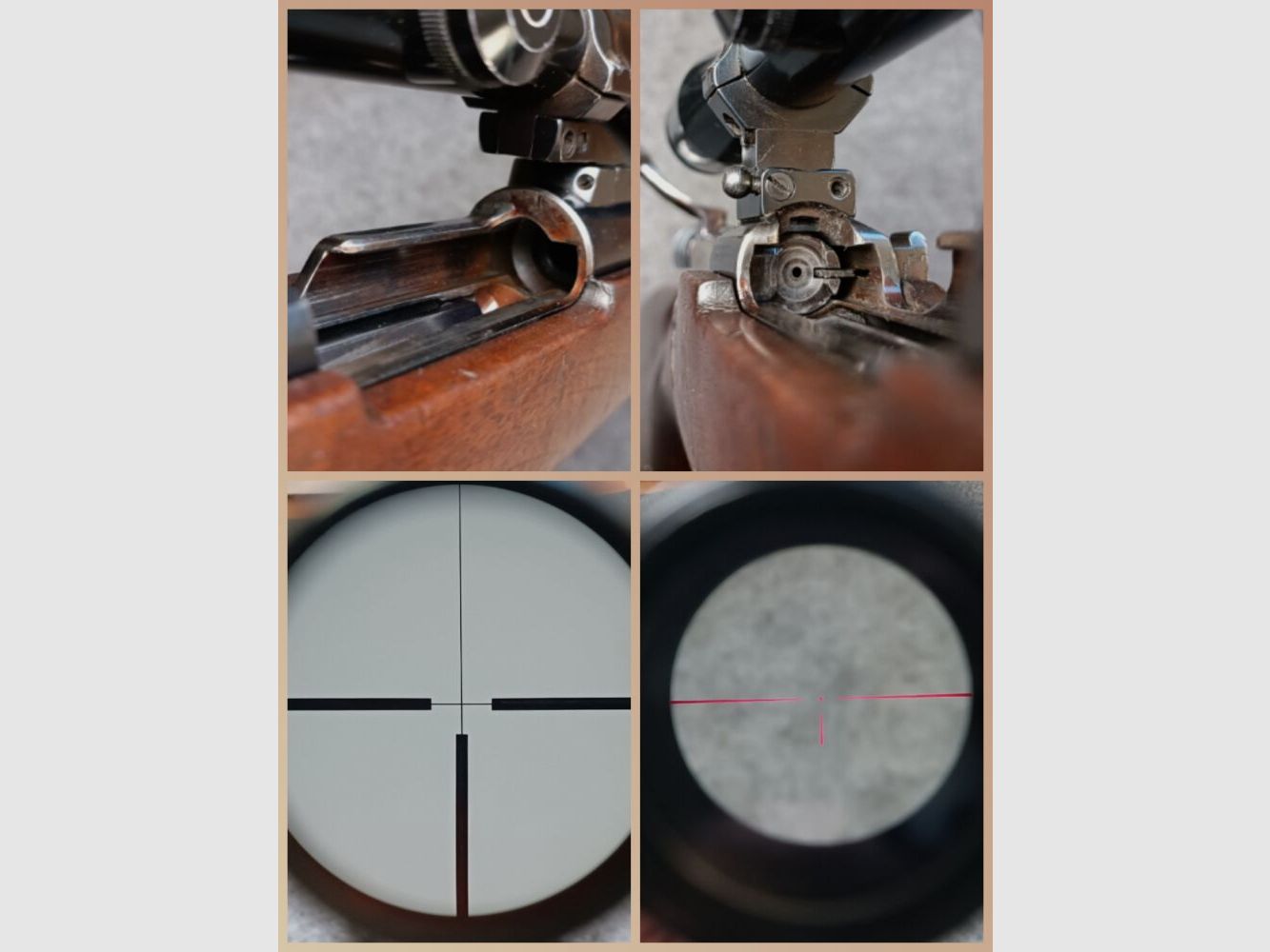 Frankonia Würzburg 98er Stutzen with two scopes + manual safety + set trigger