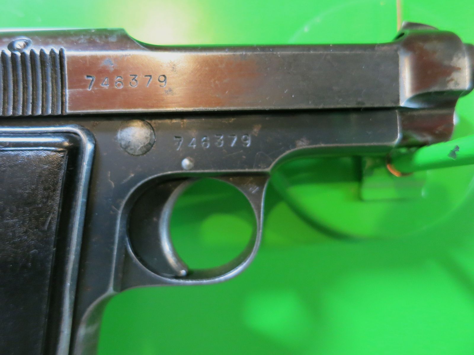 Halbautomatische  Beretta M1934,  9 mm Kurz (380 Auto), Luftwaffe/Heer      #53-
