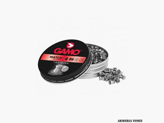 PALLINI ARIA COMPRESSA – GAMO – MATCH CLASSIC TRAINING CAL. 5,5 – 1,0G / 15,42GR PZ. 250