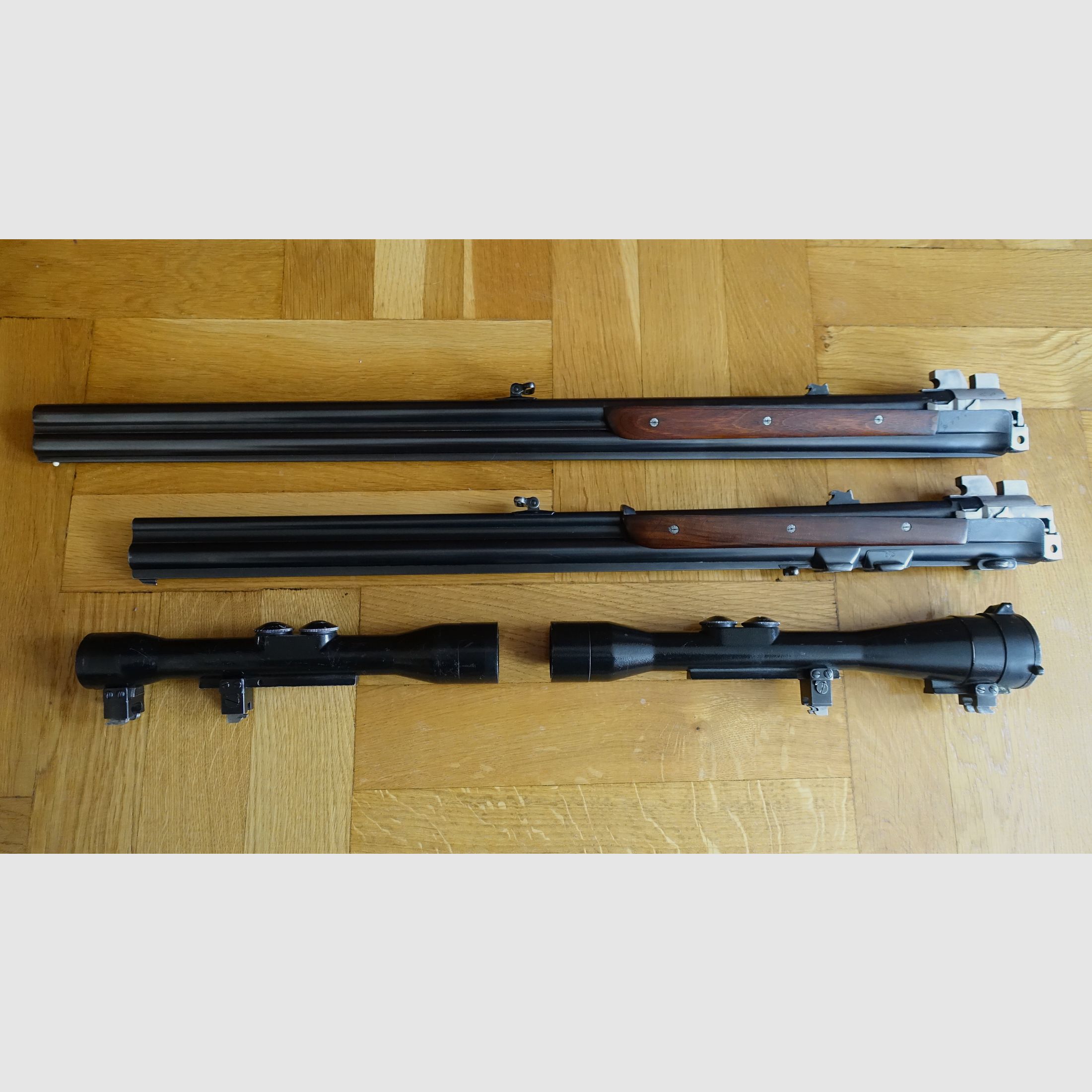 Bockdoppelbüchse Merkel BDB 221E 8x57JRS / Zeiss Diavari 3-12x56