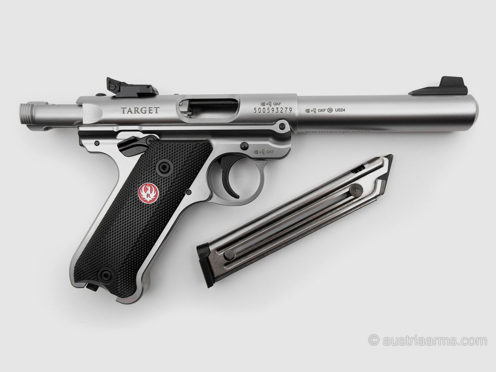 Ruger Mark IV Target Stainless, .22LR, image 2 of 4