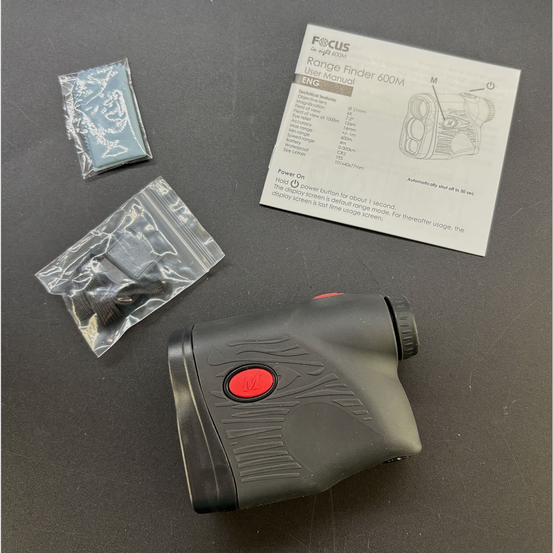Aussteller FOCUS In Sight Rangefinder Entfernungsmesser 600m 109170-1