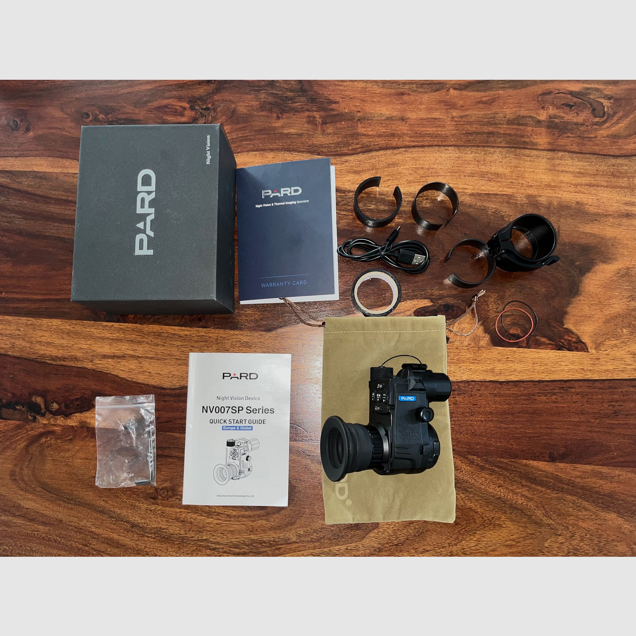 Appareil de vision nocturne Pard NV007SP avec projecteur IR 940 nm inclus, avec dispositif de verrouillage rapide
