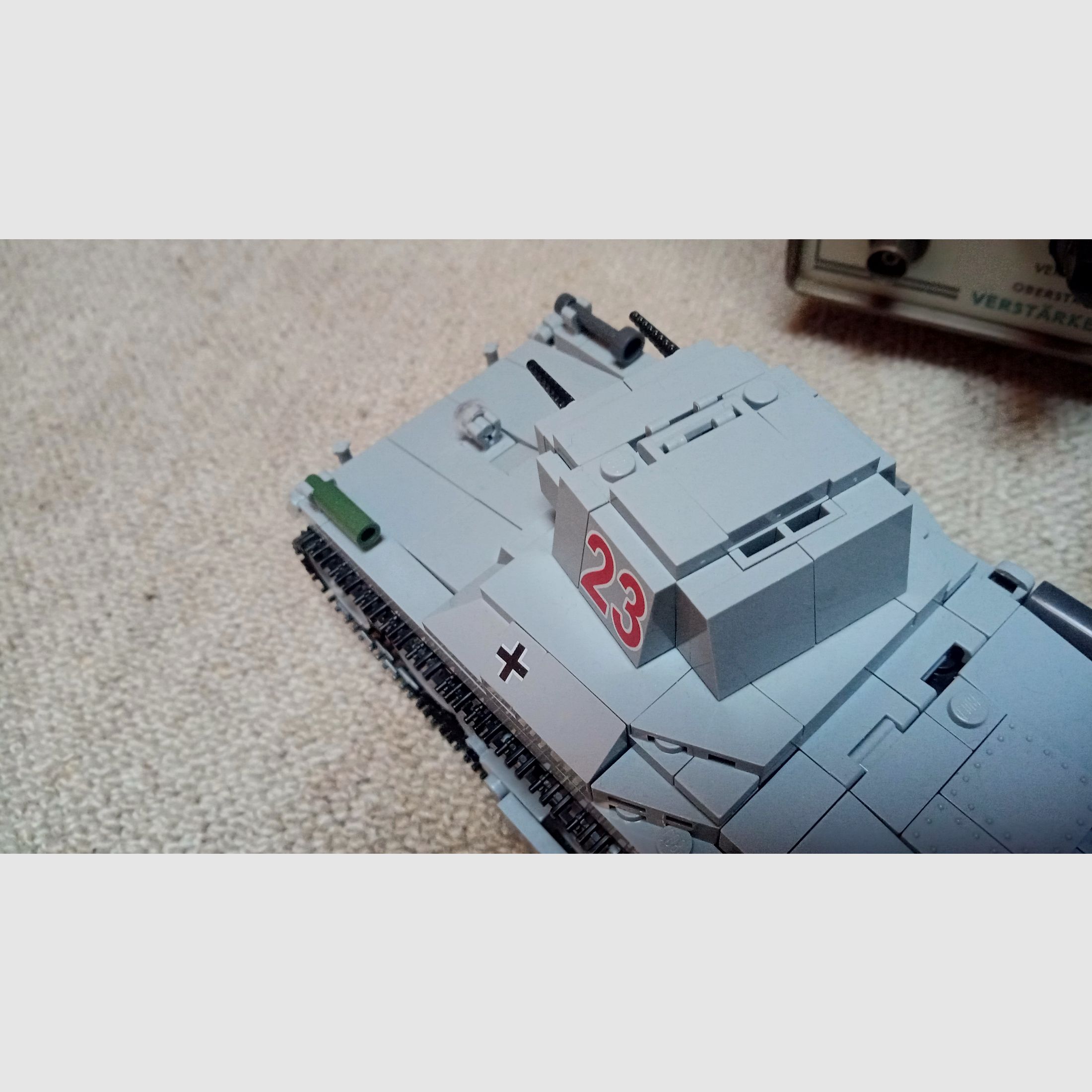 Cobi deutscher WK2 Panzer I /  PzKpfw (1) Ausf. A (mit doppeltem MG-13) Klemmbausteine Lego kompatibel Produkt-Nr. 2474