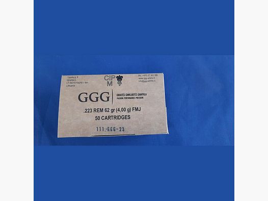 GGG .223Rem FMJ 62grs 4,00g 50szt.