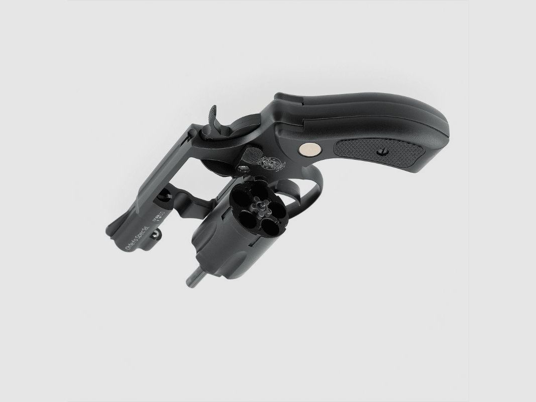 Smith & Wesson Gas Revolver Chiefs Special Blued 9mm RK 5 Shots, image 8 of 12