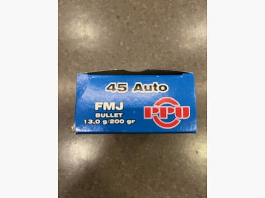 PRVI MUNICIONES C45 ACP FMJ CP 200 GR
