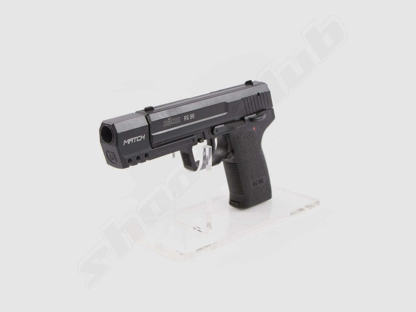 Röhm RG 96 MATCH Schreckschusspsitole 9 mm brüniert inkl. Platzpatronen